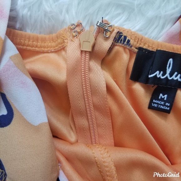 NEW LULU'S Floral print Tie-back wide-open jum… - Picture 8 of 14